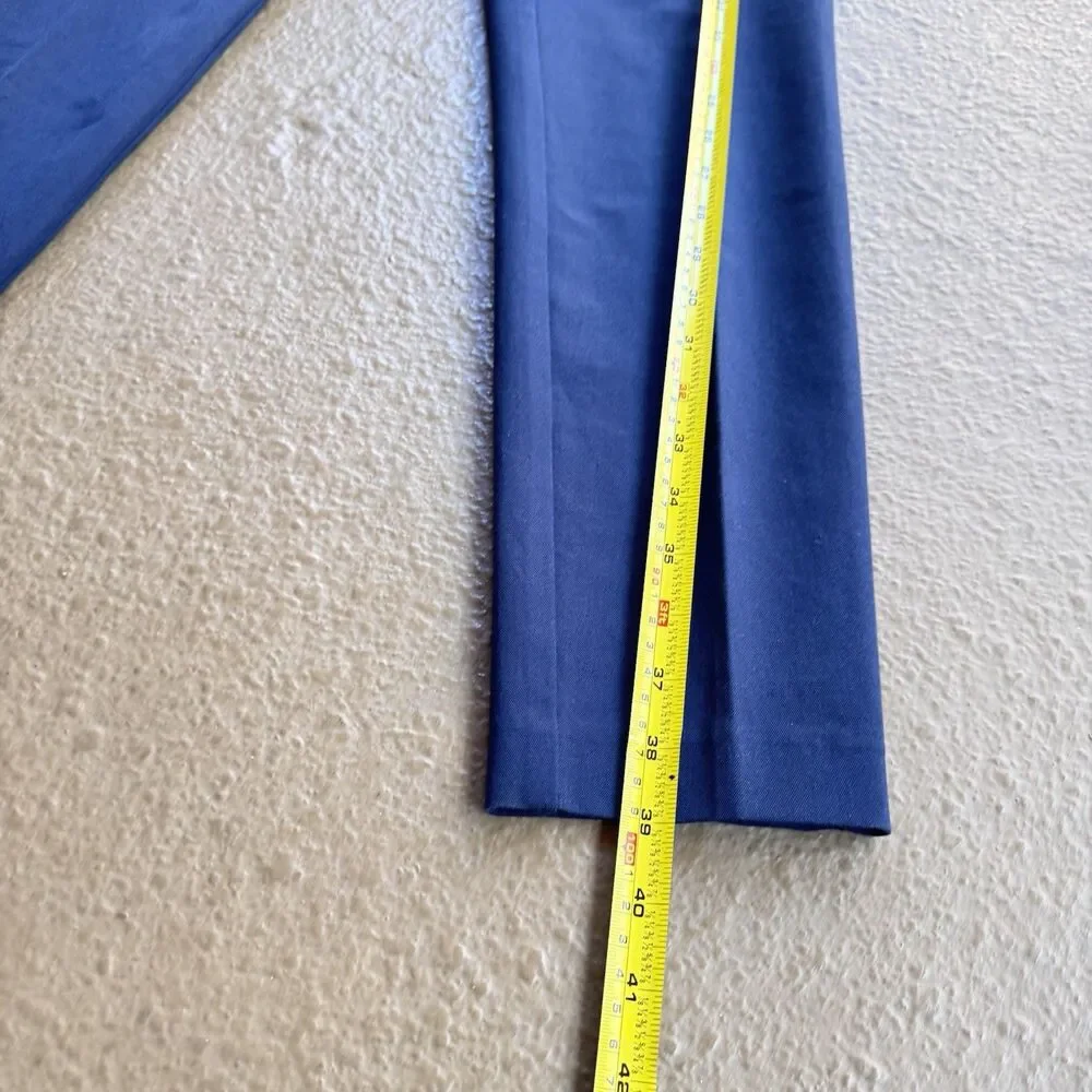 NWT Women’s Alfani Pants Sz 6 Skinny Leg Comfort Waist Navy Office Minimalist - Picture 4 of 9
